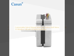 কাস্টমাইজযোগ্য হাইব্রিড স্টেপার মোটর হোলো শ্যাফট নেমা 14 140mN.m 1.0A সহ CE RoHS প্রত্যয়িত