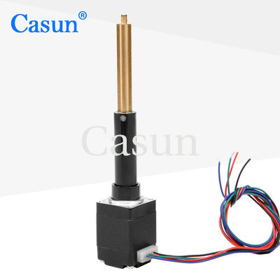 ভালো দাম 5.28V 0.24Amp NEMA 8 Stepper Motor With Lead Screw For Dispenser অনলাইন