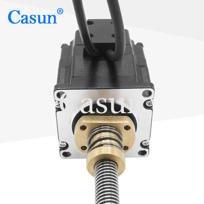 ভালো দাম 1.8 Degree 2 Phase NEMA 23 Linear Stepper Motor With Encoder 57*57*45mm 0.9N.M 4 Wires অনলাইন