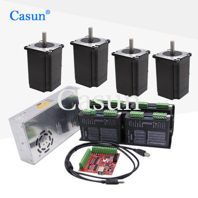 ভালো দাম Casun 2 Phase Nema 23 hybrid stepper motor 60x60x100mm 4N.m high torque 4.0A with 4 axis / 3axis  for CNC for Engraving machine অনলাইন