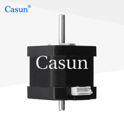 ভালো দাম Dual Shaft Nema 17 Stepper Motor Bipolar 1.8 Deg 45Ncm 63.7oz.in 1.68A 4 Wires For 3D DIY CNC অনলাইন