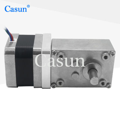 ভালো দাম Casun Nema 17 Hybrid Stepper Motor with Worm gear reducer 270mN.m 2.93V 36/1 Ratio অনলাইন
