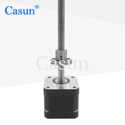 ভালো দাম Nema 17 Ball Screw Linear Stepper Motor 450mN.M SFK0802 Step Motor For CNC অনলাইন