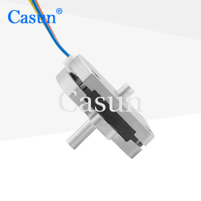 ভালো দাম NEMA 11 Double Shaft Stepper Motor Ultra Flat 0.5A 28*28*9.5mm For SMT Feed অনলাইন