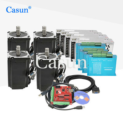 ভালো দাম laser machine Kit 86x86x107mm 4.5N.M NEMA 34 Closed Loop Stepper Motor Kit Driver PSU Mach3 অনলাইন