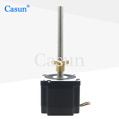 Nema 34 Hybrid Stepper Motor with Brake 24V DC 4.5N.m Big Tough CE RoHS Certificated from Casun Motor
